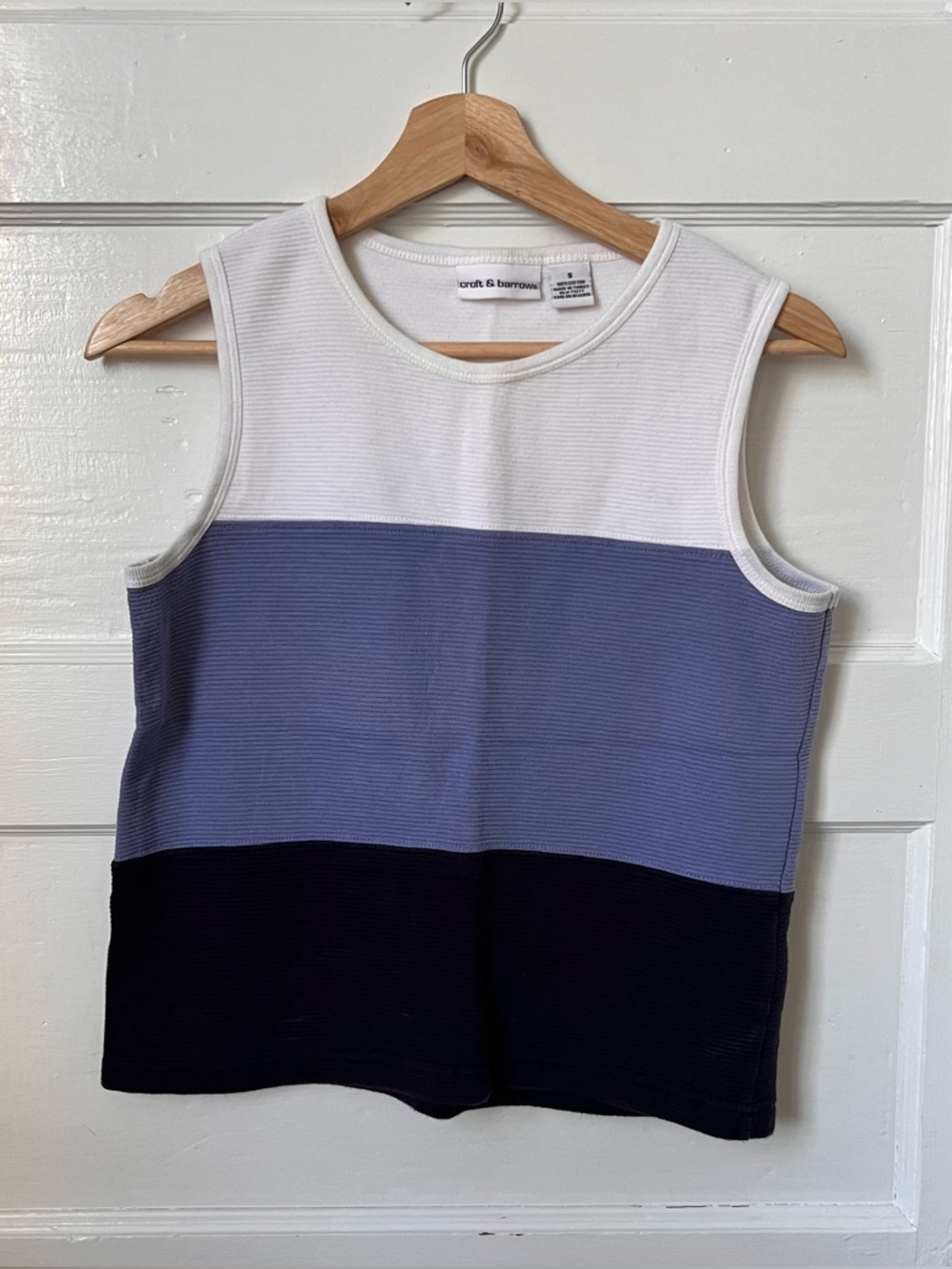 Croft & Barrow 100% Cotton Ribbed Tank